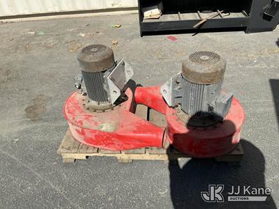 (2) Heavy-Duty Industrial Centrifugal Blower Fans (Used)