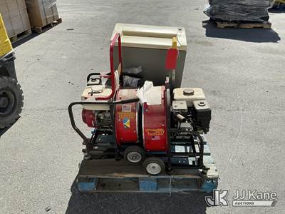 (2) Tempest Blowers & Fellowes Shredder (Used)