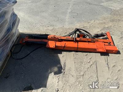 Heavy-Duty Orange Hydraulic Attachment (Used)