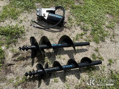 (2) Mini Excavator Heavy Duty Augers (Condition Unknown)