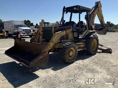 1992 Caterpillar 416B 4x4 Tractor Loader Backhoe