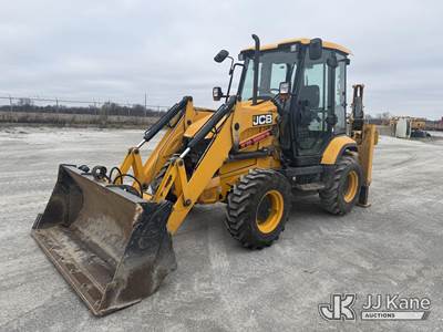 2017 JCB 3CX 4x4 Utility Tractor Loader Backhoe