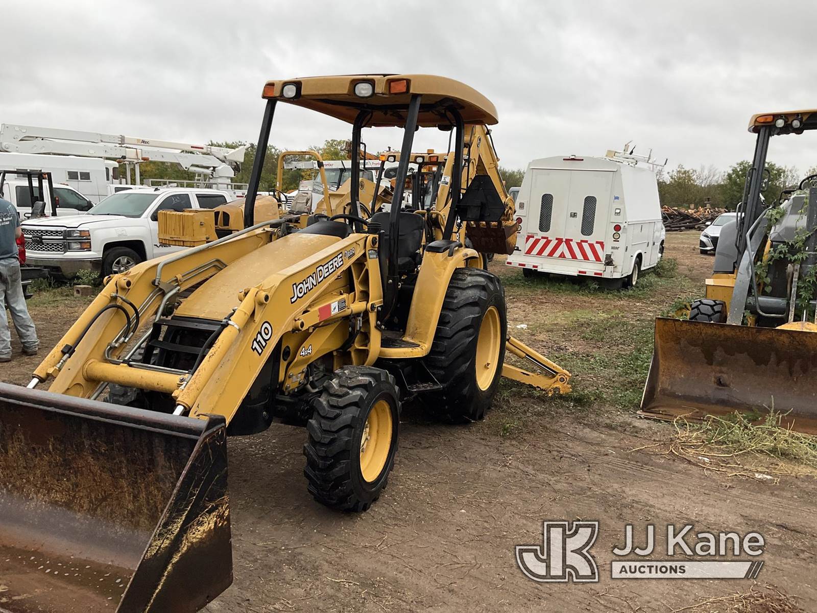 2011 John Deere 110 Tractor Loader Backhoe For Sale, 735 Hours San Antonio, TX SA747