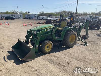 2021 JohnDeere 3032E Mini Utility Tractor Loader Backhoe