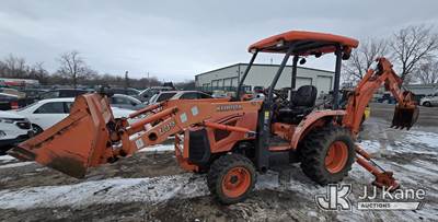 2011 Kubota L39 4x4 Mini Tractor Loader Backhoe