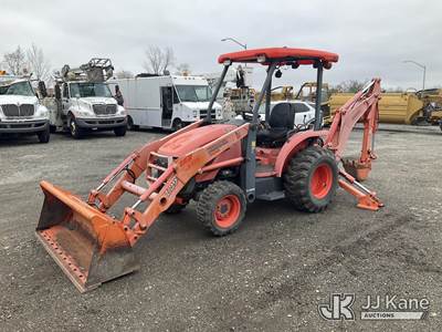 2005 Kubota L39 4x4 Mini Tractor Loader Backhoe