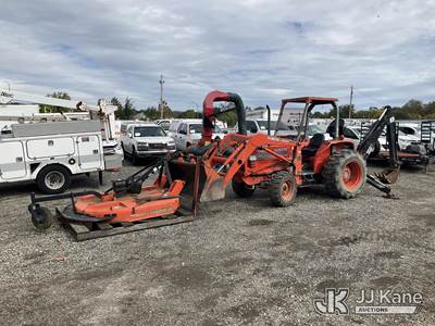 1994 Kubota L4350 4x4 Mini Tractor Loader Backhoe