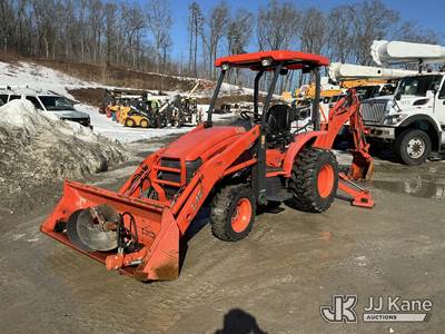 2009 Kubota L45 4X4 Mini Utility Tractor Loader Backhoe