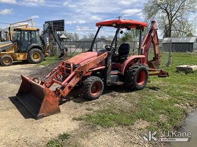 2013 Kubota L45 4X4 Mini Tractor Loader Backhoe
