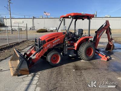 2016 Kubota L47 Mini Tractor Loader Backhoe