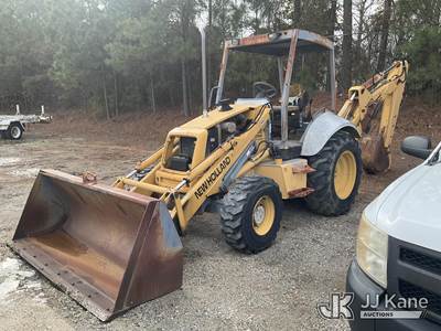 1990 New Holland 555E 4x4 Tractor Loader Backhoe