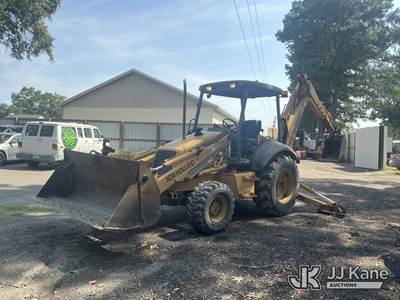 2000 New Holland/Ford 575E 4x4 Tractor Loader Extendahoe