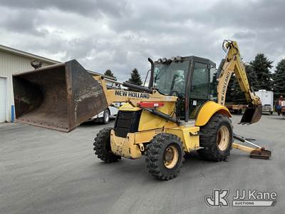 2009 New Holland B95B Tractor Loader Extendahoe