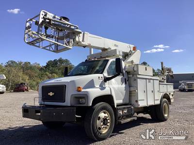 Altec AP45A, 40 ft, Telescopic Non-Insulated Cable Placing Bucket Truck