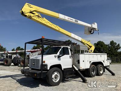 HiRanger TCX-60, 65 ft, Material Handling Bucket Truck