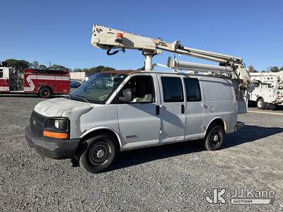Duralift DVS29, 34 ft, Telescopic Non-Insulated Bucket Van
