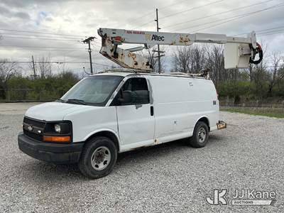 Altec AT-30GV, 35 ft, Telescopic Non-Insulated Bucket Van