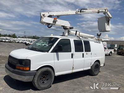 Duralift DVS29, 34 ft, Telescopic Non-Insulated Bucket Van