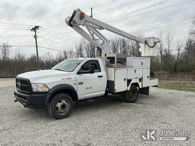 ETI ETC35S-NT, 40 ft, Articulating & Telescopic Bucket Truck