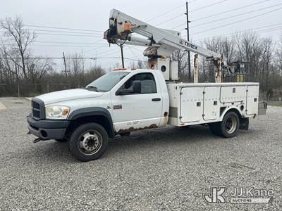 Hi-Ranger TOP36, 41 ft, Articulating & Telescopic Non-Insulated Cable Placing Bucket Truck