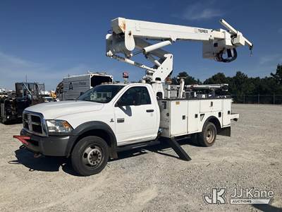 HiRanger TL37-M, 42 ft, Articulating & Telescopic Material Handling Bucket Truck