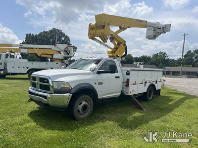 HiRanger TL37-M, 42 ft, Articulating & Telescopic Material Handling Bucket Truck
