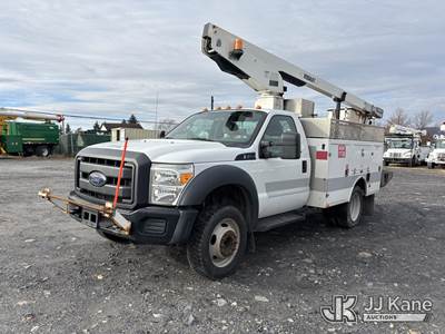 Versalift TEL29NE, 350 Lb 35 ft, Non-Insulated Bucket Truck