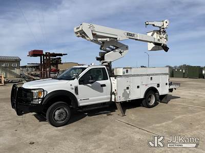 Versalift VST-40I, 45 ft, Articulating & Telescopic Material Handling Bucket Truck