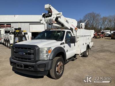 Altec AT48S, 53 ft, Articulating & Telescopic Material Handling Bucket Truck