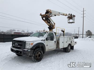 Altec AT235-P, 40 ft, Articulating & Telescopic Non-Insulated Cable Placing Bucket Truck