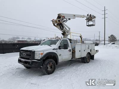 Altec AT235-P, 40 ft, Articulating & Telescopic Non-Insulated Cable Placing Bucket Truck