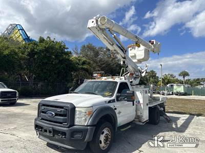 Altec L37M, 42 ft, Over-Center Material Handling Bucket Truck