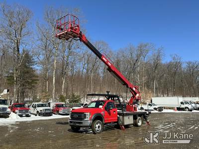 Elliot M43R, 500 Lb 48 ft, Telescopic Non-Insulated Sign Crane/Platform Lift