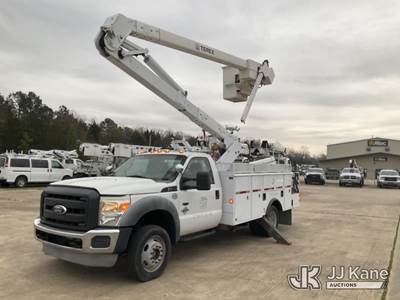 HiRanger HR40-M, 45 ft, Material Handling Bucket Truck