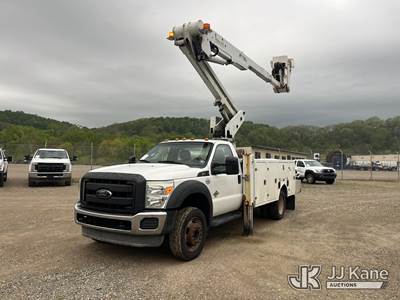 Duralift DTAX-44, 49 ft, Articulating & Telescopic Bucket Truck