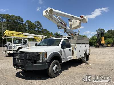 Altec L37M, 42 ft, Over-Center Material Handling Bucket Truck
