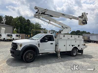 Altec AT48MH, 53 ft, Articulating & Telescopic Material Handling Bucket Truck