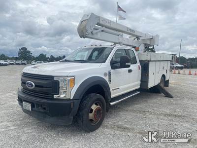 HiRanger HR37-M, 42 ft, Material Handling Bucket Truck