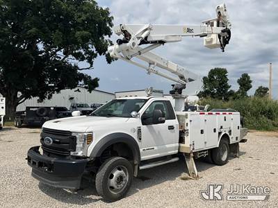 Altec AT48M, 53 ft, Articulating & Telescopic Material Handling Bucket Truck