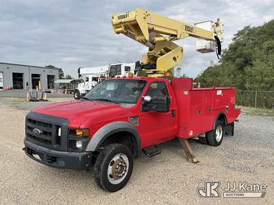 Versalift VST-40I, 45 ft, Articulating & Telescopic Material Handling Bucket Truck