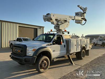 Versalift VST-40I, 45 ft, Articulating & Telescopic Material Handling Bucket Truck