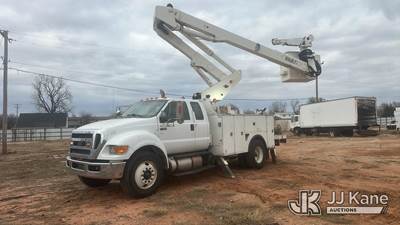 Versalift VST-5000, 55 ft, Articulating & Telescopic Material Handling Bucket Truck