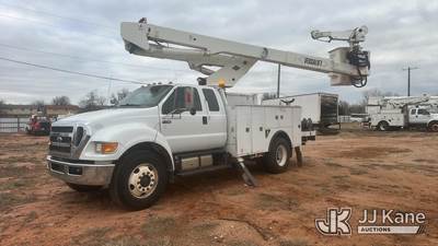 Versalift VST-5000, 55 ft, Articulating & Telescopic Material Handling Bucket Truck