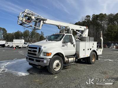 Altec A40P, 40 ft, Telescopic Non-Insulated Cable Placing Bucket Truck