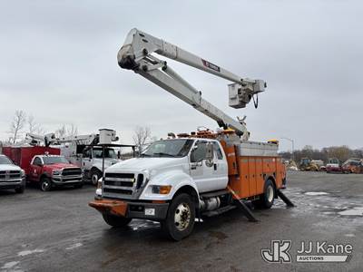 Terex/HiRanger HR52M, 57 ft, Material Handling Bucket Truck