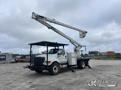 Terex XT60RM, 65 ft, Over-Center Bucket Truck