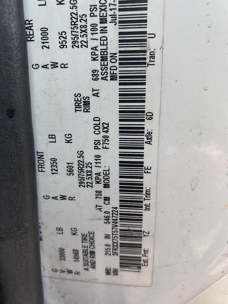 ford 758 truck on 2007 Ford F 750 Boom Bucket Truck For Sale 159 079 Miles Plymouth Meeting Pa 0547 Mylittlesalesman Com