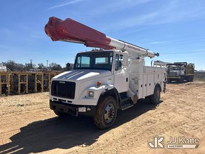 Altec AM855, 60 ft, Over-Center Material Handling Bucket Truck