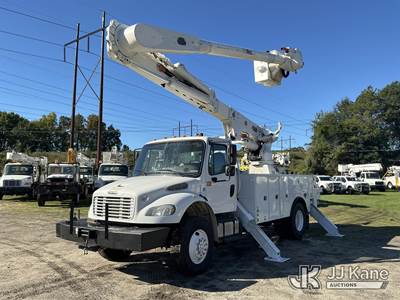 Altec A55E, 61 ft, Over-Center Material Handling Bucket Truck