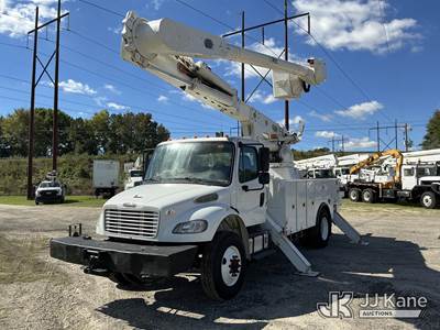 Altec AA55-MH, 60 ft, Over-Center Material Handling Bucket Truck